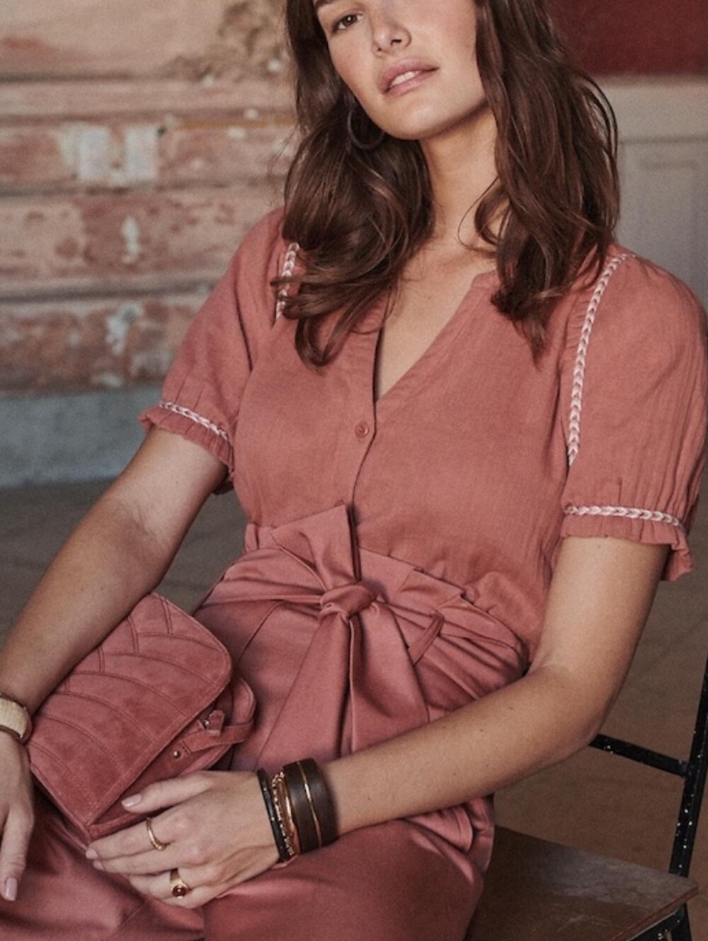 Sezane Wanda Blouse- 34